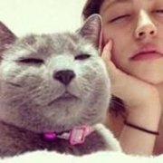 女生和小动物的qq头像