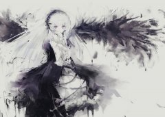 蔷薇少女唯美的图片