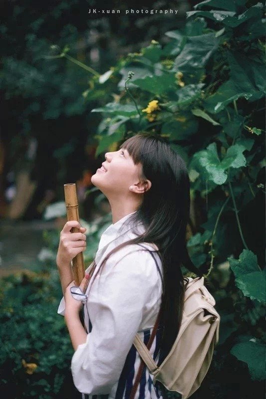 文艺的气质女生qq皮肤