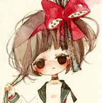 卡哇伊女生卡通头像-想爱就请用心寻觅