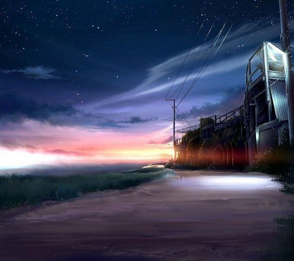 唯美的动漫风景图片