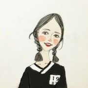 手绘卡通时尚女生头像
