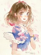 美少女可爱的清新皮肤