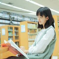 甜美的清新女生头像