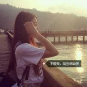 帯字简约的意境个性头像