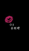 简约黑底的个性文字皮肤
