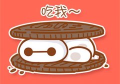 大白可爱的清新图片