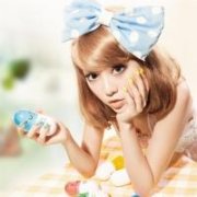 头上带蝴蝶结的女生头像-各种蝴蝶结美女QQ头像控