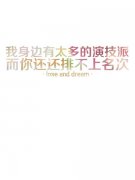 个性简约的文字皮肤最新