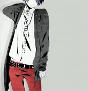 个性的动漫男生简单图片