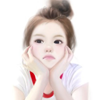 柔弱女生卡通qq头像图片 被你拥抱的幸福还温暖我