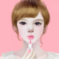 柔弱女生卡通qq头像图片 被你拥抱的幸福还温暖我