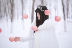 清新的气质女生皮肤