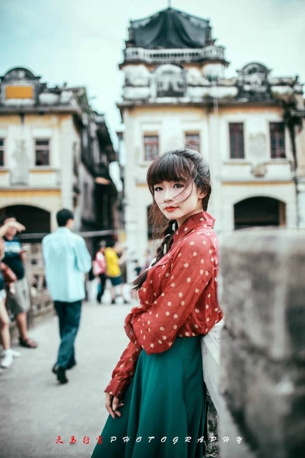气质文艺女生唯美皮肤