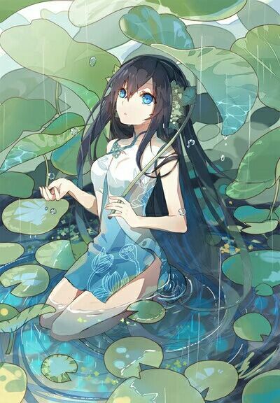 唯美的二次元少女图片