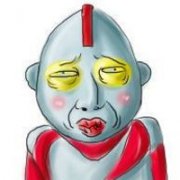 重口味油彩画卡通另类QQ头像-会飞的不一定是奥特曼