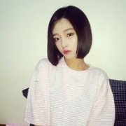 短发简单的女生个性头像