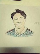 手绘明星的个性图片