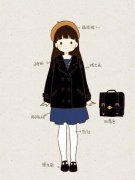冬季女生穿搭参考图片