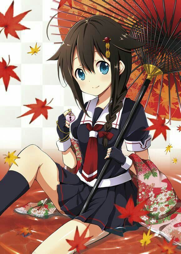 清新可爱的动漫少女图片