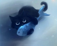 动漫可爱的小猫皮肤