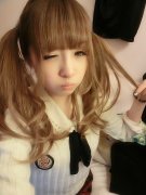 帯字的女生可爱皮肤