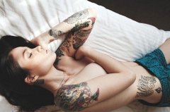 纹身图案性感的欧美图片