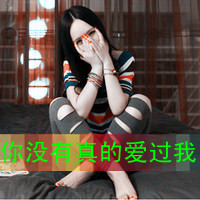 最爱文字控女生头像 假装一切都很好