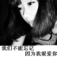 最爱文字控女生头像 假装一切都很好