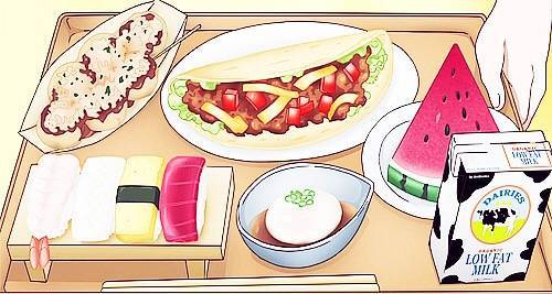二次元美食个性图片