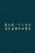 简单清新的文字皮肤
