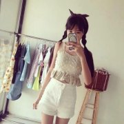 个性的漂亮清新女生皮肤