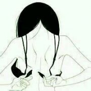 卡通女生半身清新头像