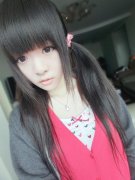马尾女生可爱的皮肤