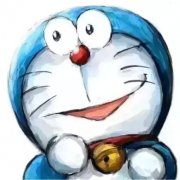 蓝胖子最新的可爱简单图片