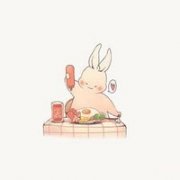 小兔子简单的清新头像