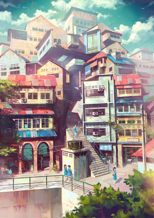 意境动漫唯美的皮肤