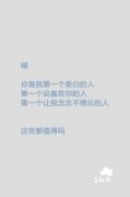 情侣清新的带字皮肤