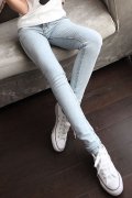 清新的简单牛仔裤皮肤