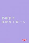 可爱的帯字简单皮肤