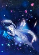 星空意境女生动漫皮肤