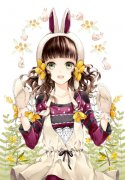 可爱的二次元少女