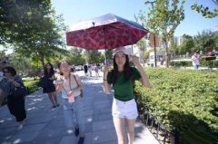 张雪迎中西报道阳光活力图片 张雪迎中戏报到