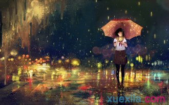 关于下雨天分手的说说