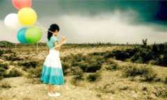 唯美意境QQ空间图片:关于气球的故事