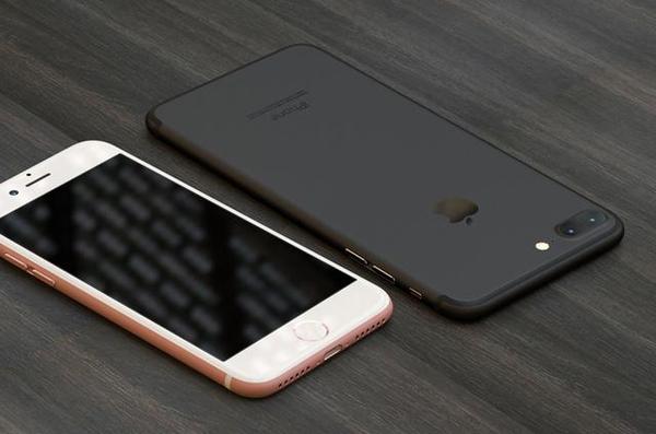 iphone7 plus黑色图片_iPhone7亮黑版图片