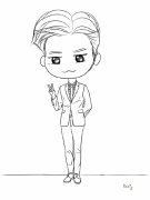 【李钟硕简笔画图片】 李钟硕卡通图片