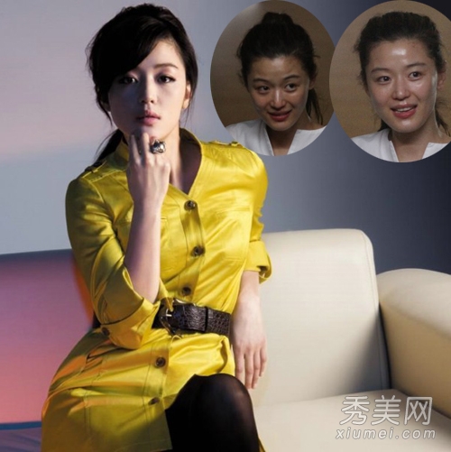 【全智贤素颜生活照】全智贤素颜卸妆前后对比
