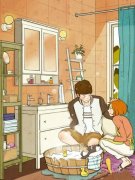 漫画情侣简单小日子图片