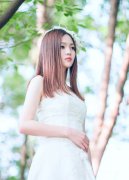 可爱清新婚纱系列美女皮肤